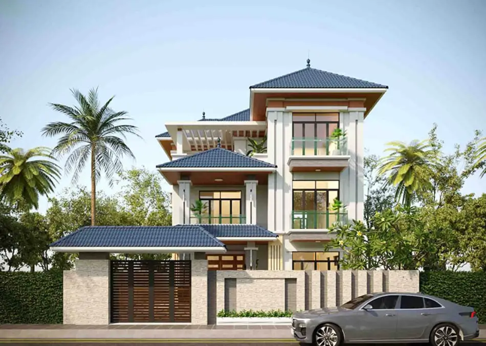 Bộ Sưu Tập Biệt Thự 3 Tầng Mái Nhật Cao Cấp Nhất 0