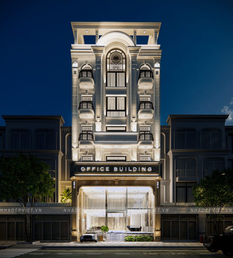 Tòa Văn Phòng Cổ Điển Châu Âu – Hơi Thở Của Gothic Và Tân Cổ Điển Sang Trọng