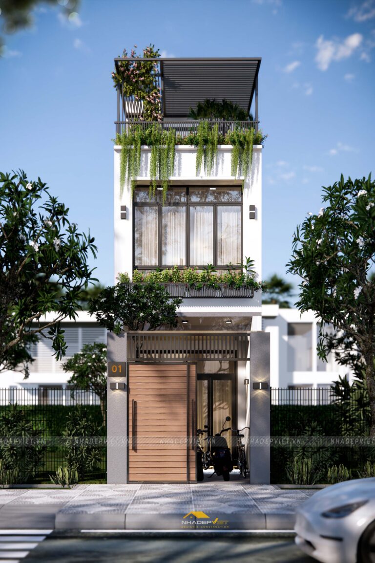 Nhà Anh Phương – Không gian sống hiện đại hòa cùng thiên nhiên