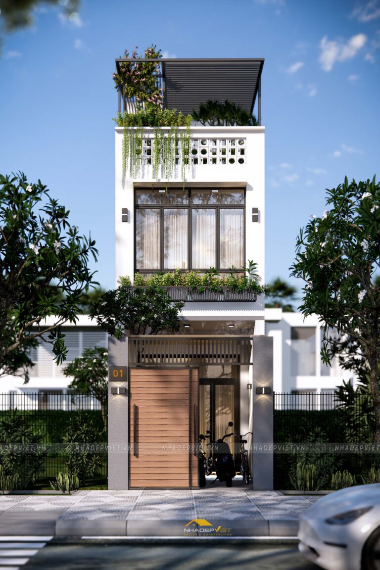 Nhà Anh Phương – Không gian sống hiện đại hòa cùng thiên nhiên