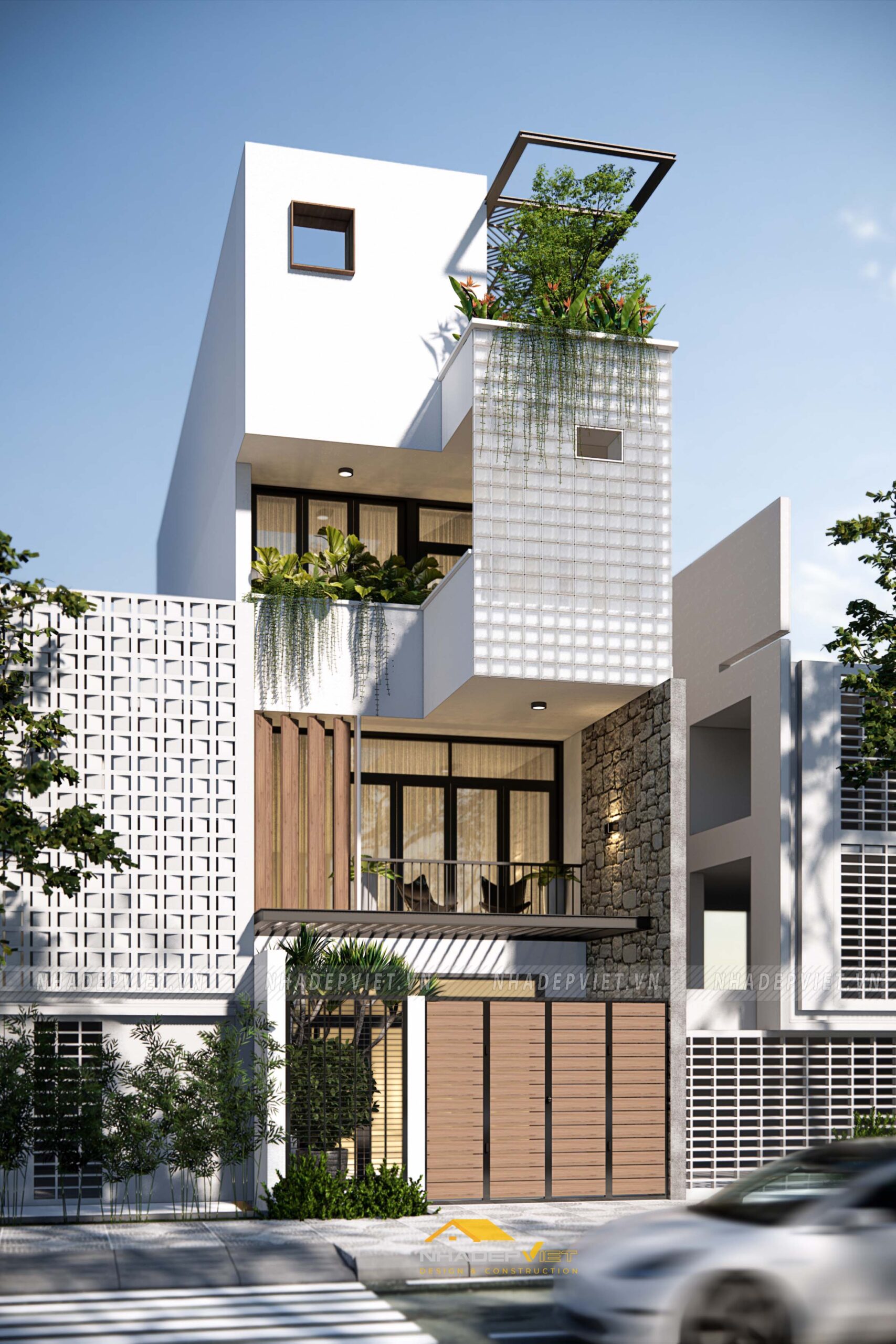 Nhà phố hiện đại – Không gian sống tiện nghi và thoáng đãng giữa đô thị