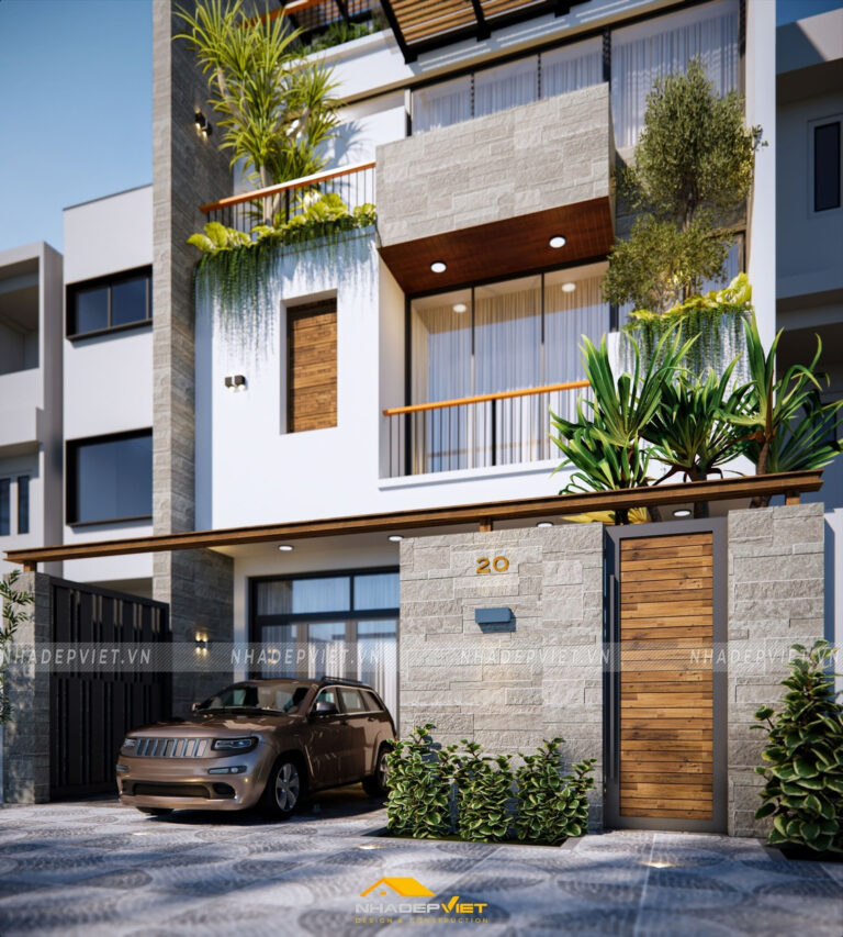 Kiến trúc biệt thự có không gian sống xanh đẳng cấp và phong cách riêng biệt