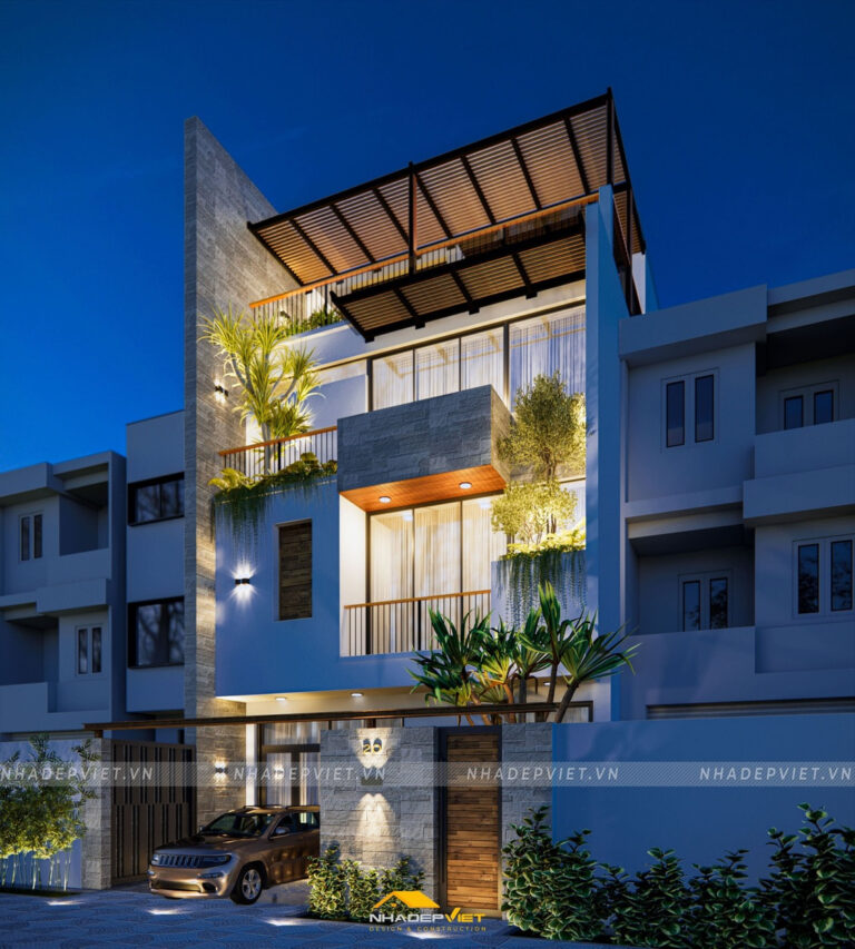 Kiến trúc biệt thự có không gian sống xanh đẳng cấp và phong cách riêng biệt