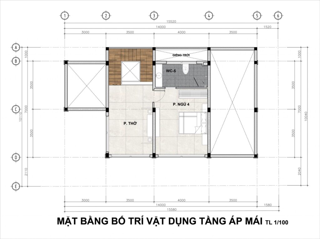 Biệt thự gỗ nghỉ dưỡng biển Vũng Tàu – mái dốc truyền thống cùng gỗ tự nhiên