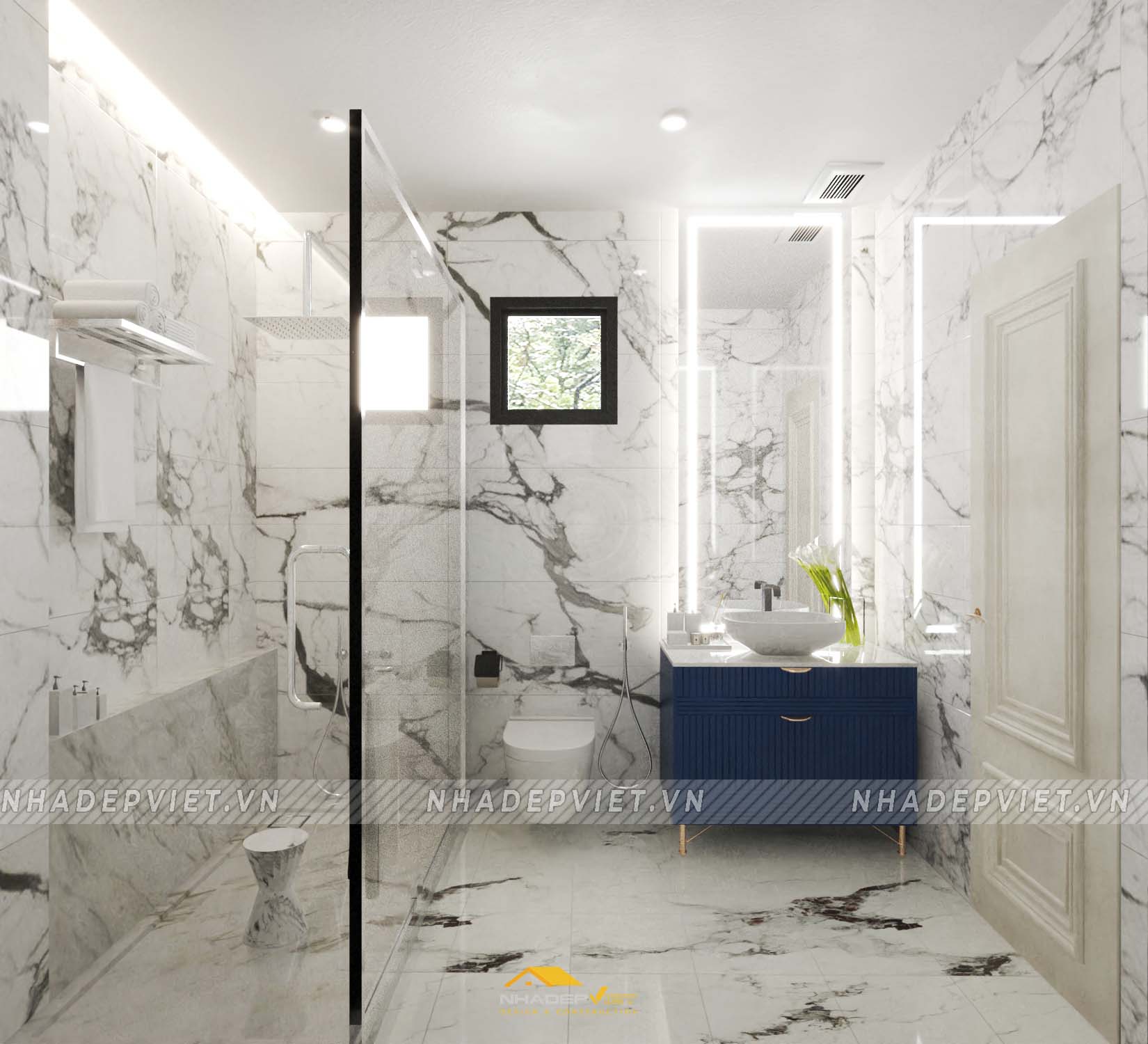 Nội thất Biệt thự Mr. Nam tân cổ điển nhẹ nhàng, đẳng cấp tinh tế