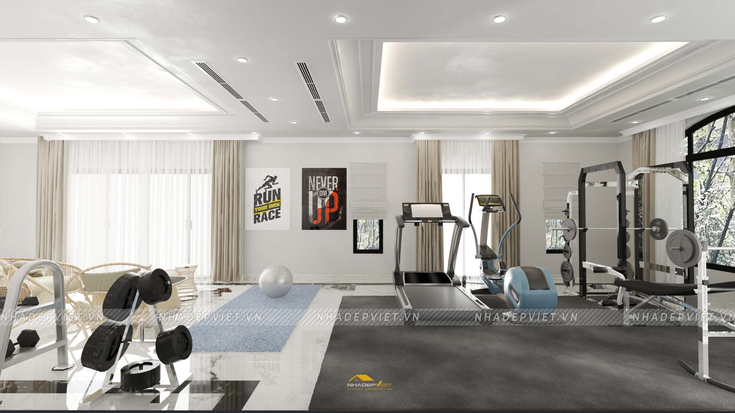 Nội thất Biệt thự Mr. Nam tân cổ điển nhẹ nhàng, đẳng cấp tinh tế