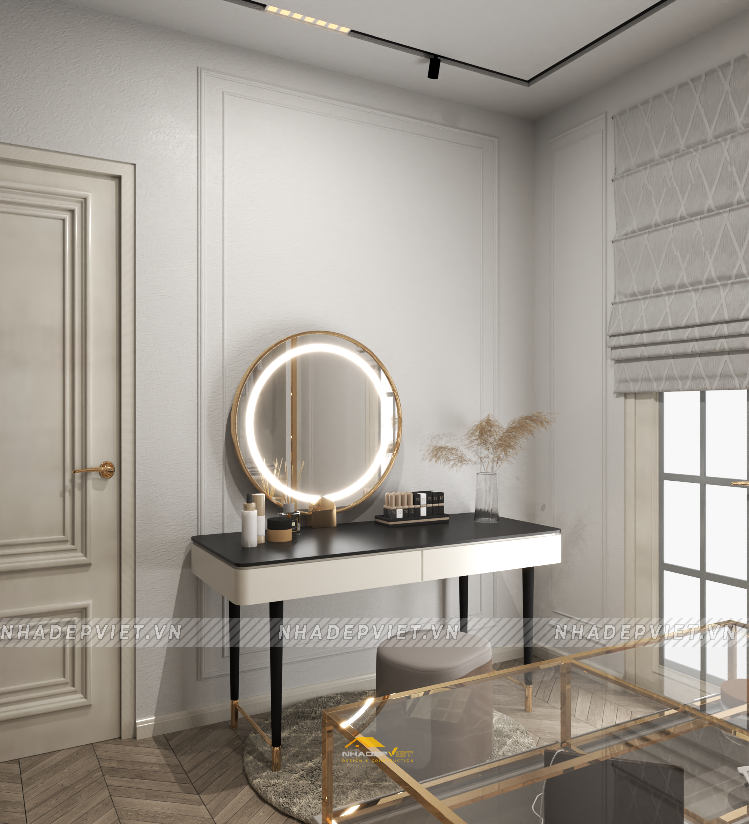 Nội thất Biệt thự Mr. Nam tân cổ điển nhẹ nhàng, đẳng cấp tinh tế