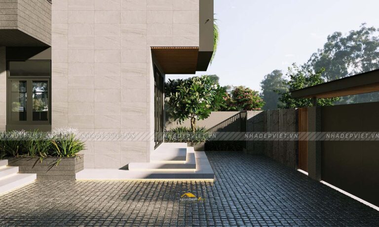 Biệt thự Anh Long – Sự kết hợp hài hòa giữa tinh hoa hiện đại và “hơi thở” thiên nhiên