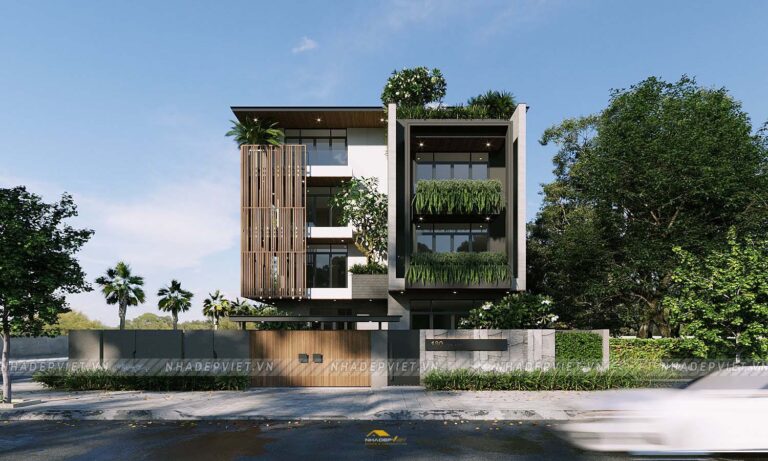 Biệt thự Anh Long – Sự kết hợp hài hòa giữa tinh hoa hiện đại và “hơi thở” thiên nhiên