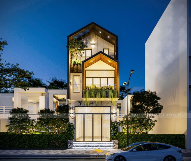 Nhà anh Đạt – Biểu tượng nhà phố hiện đại kết nối thiên nhiên giữa lòng Sài Gòn