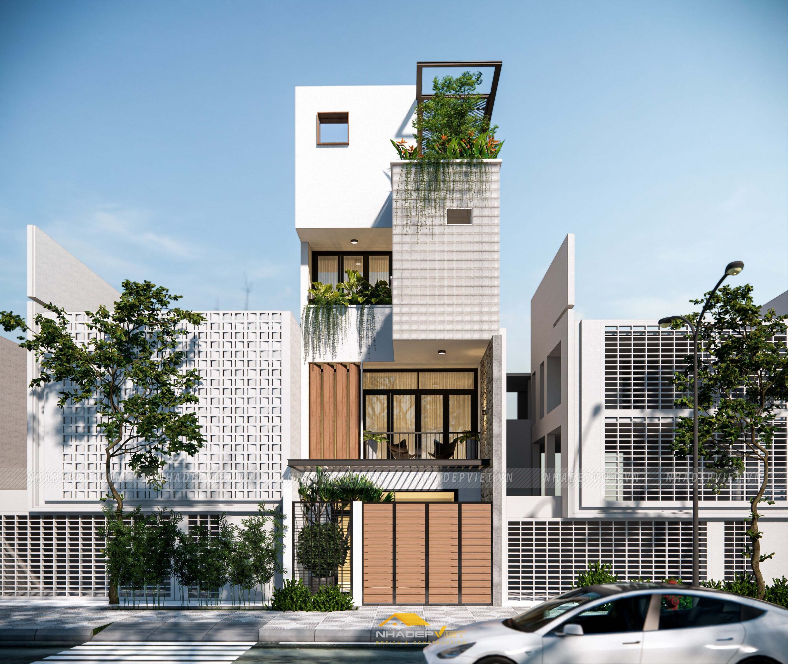 Nhà phố hiện đại – Không gian sống tiện nghi và thoáng đãng giữa đô thị