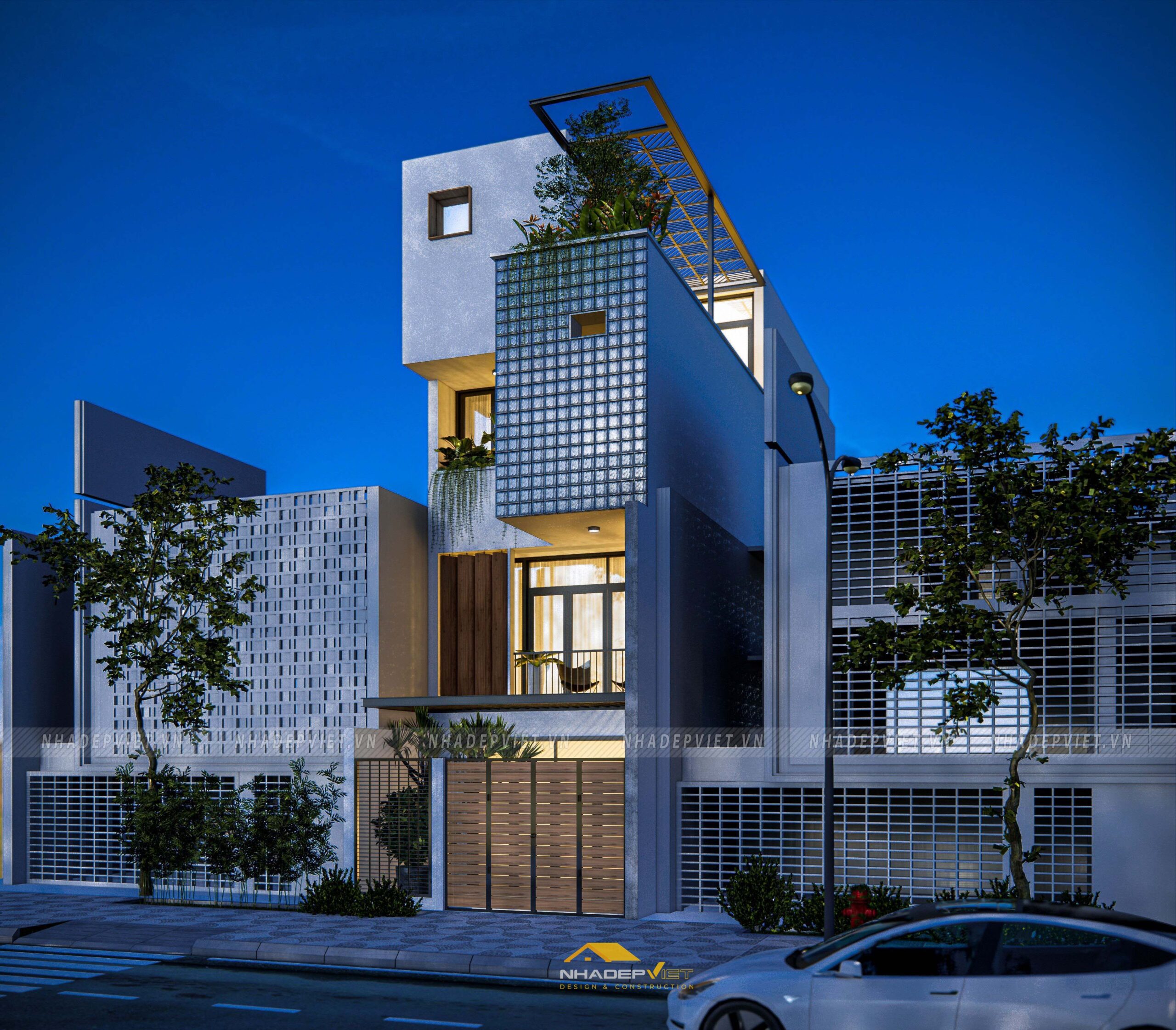Nhà phố hiện đại – Không gian sống tiện nghi và thoáng đãng giữa đô thị