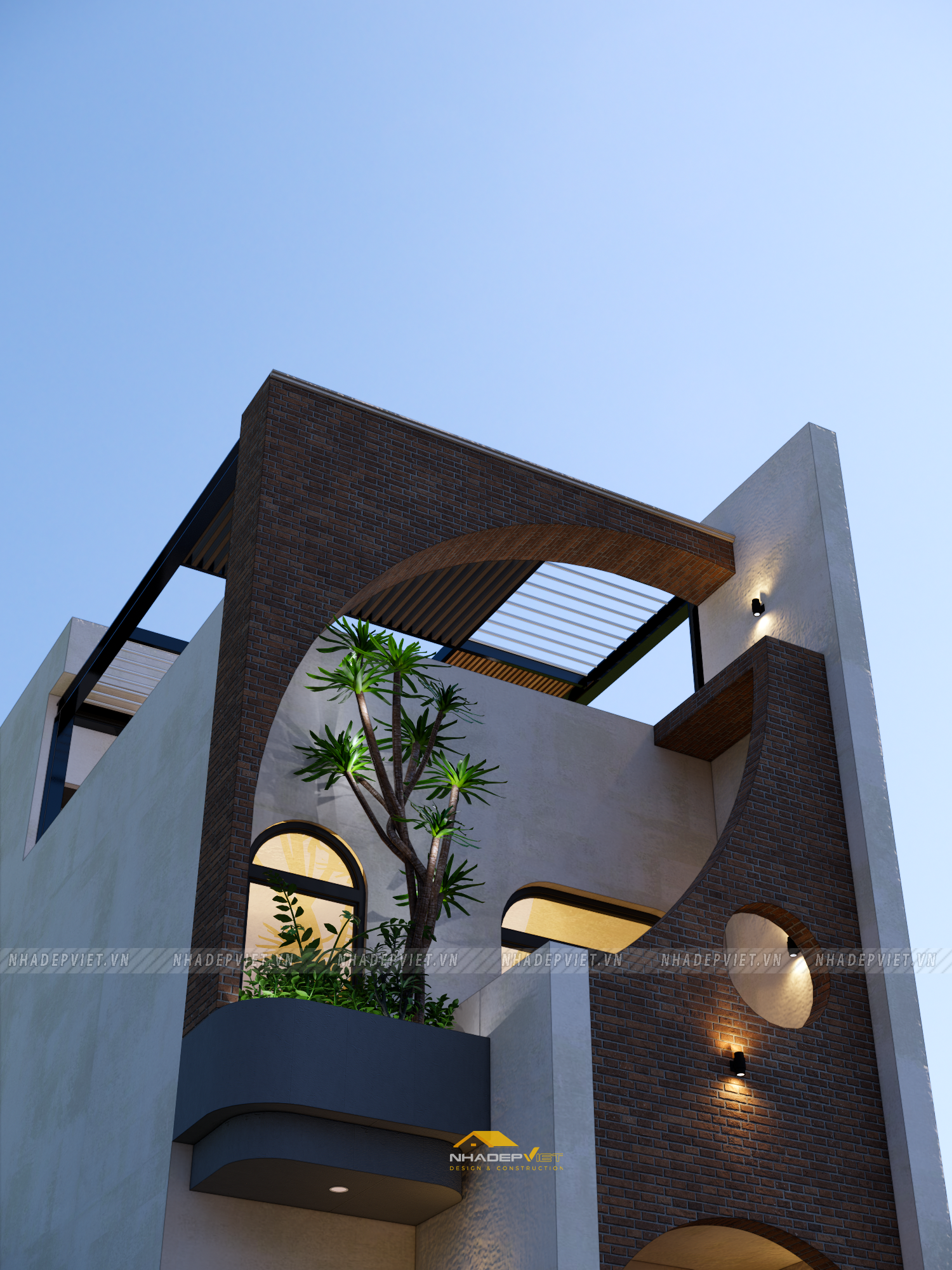 Không gian sống đẳng cấp với thiết kế độc đáo và sân thượng “resort” mơ ước