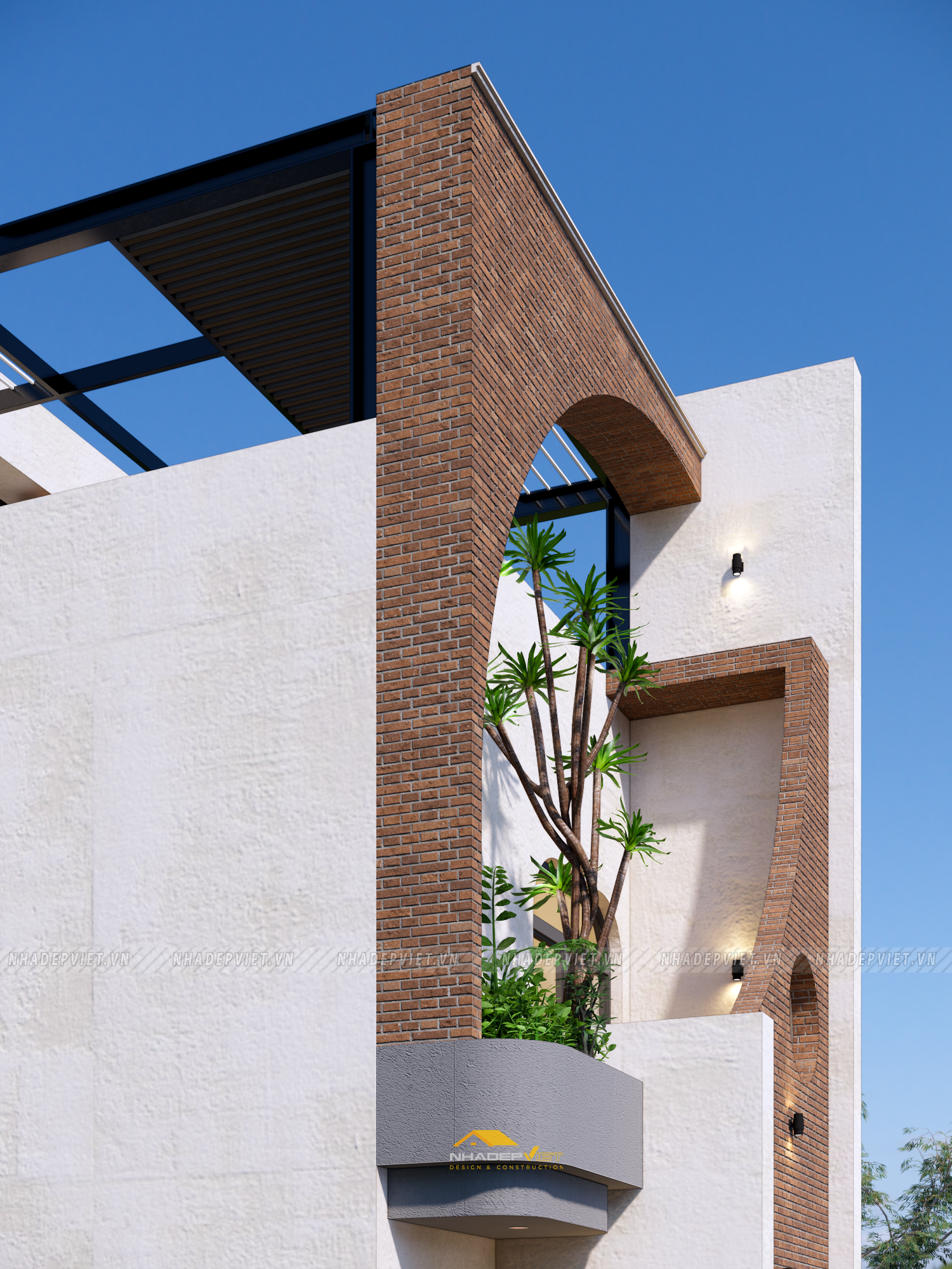 Không gian sống đẳng cấp với thiết kế độc đáo và sân thượng “resort” mơ ước