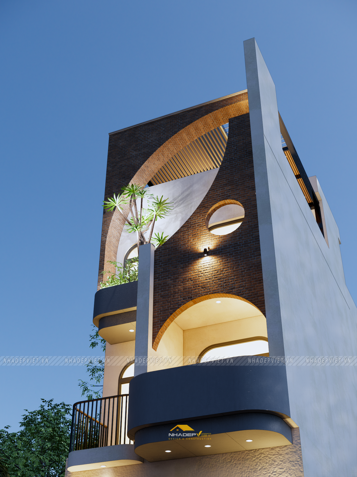 Không gian sống đẳng cấp với thiết kế độc đáo và sân thượng “resort” mơ ước