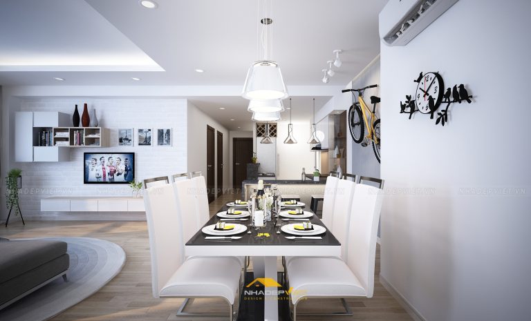 Nội thất chung cư hiện đại tối ưu mọi không gian