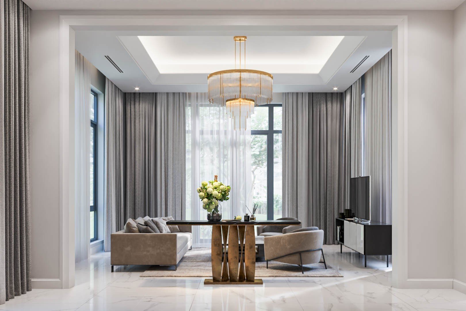 Nghệ thuật kiến tạo không gian từ đẳng cấp hiện đại đến tinh hoa truyền thống