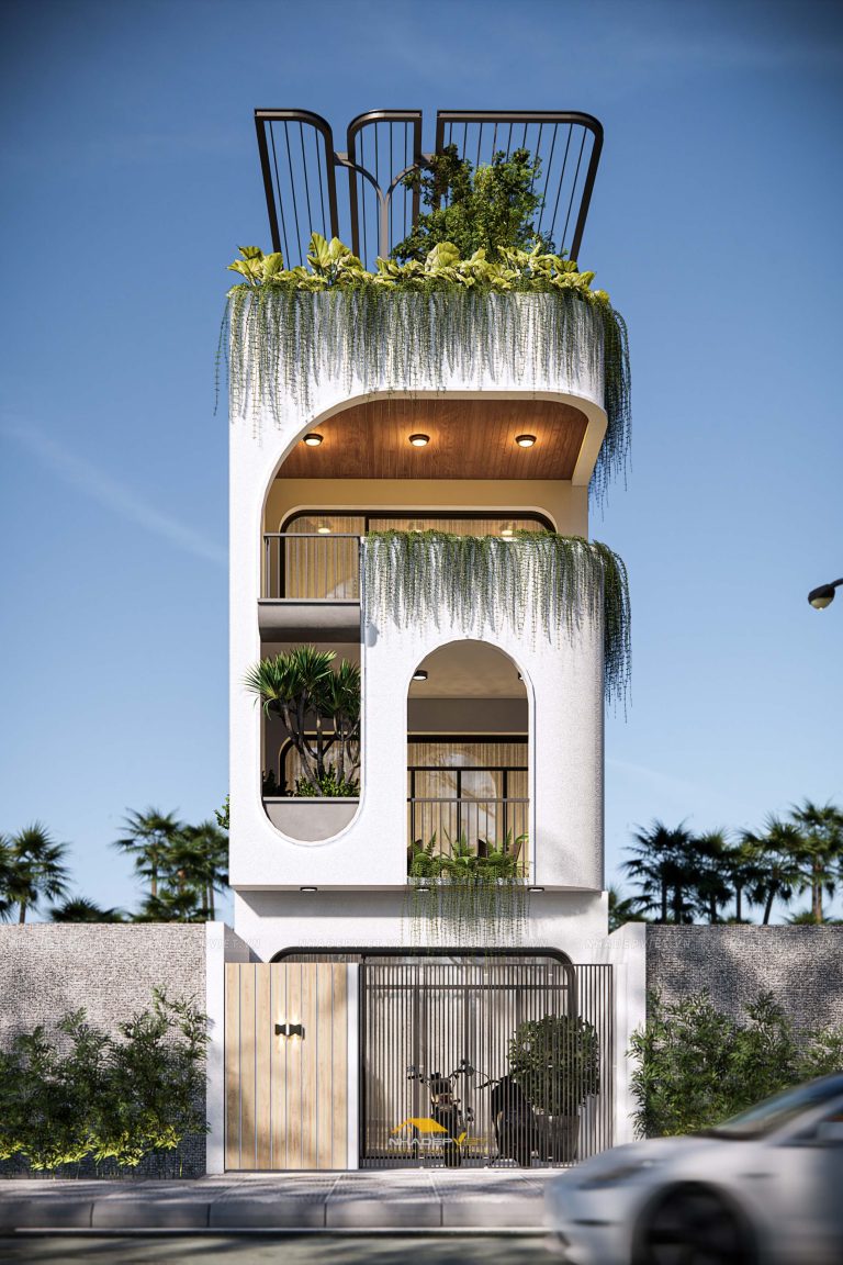 Ngôi nhà phố xanh mướt, kiến trúc độc đáo giữa lòng thành phố