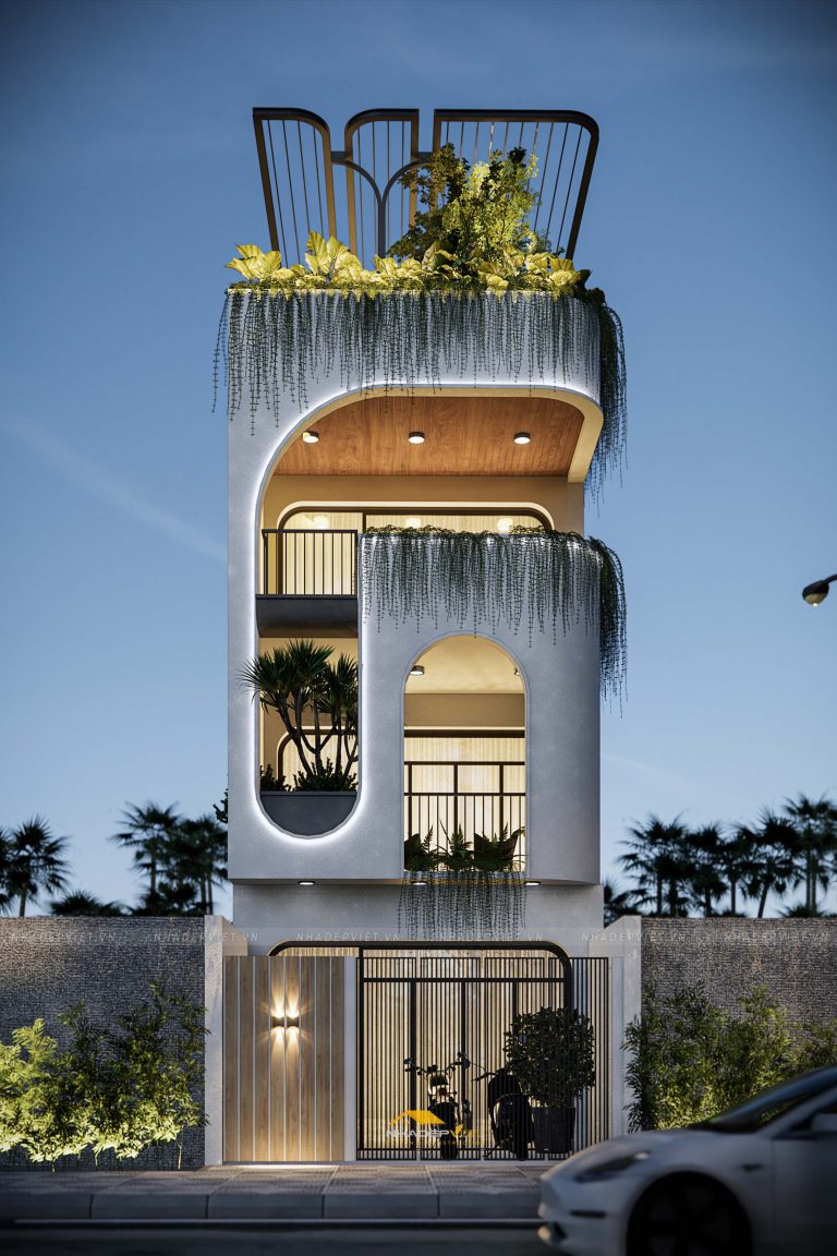 Ngôi nhà phố xanh mướt, kiến trúc độc đáo giữa lòng thành phố