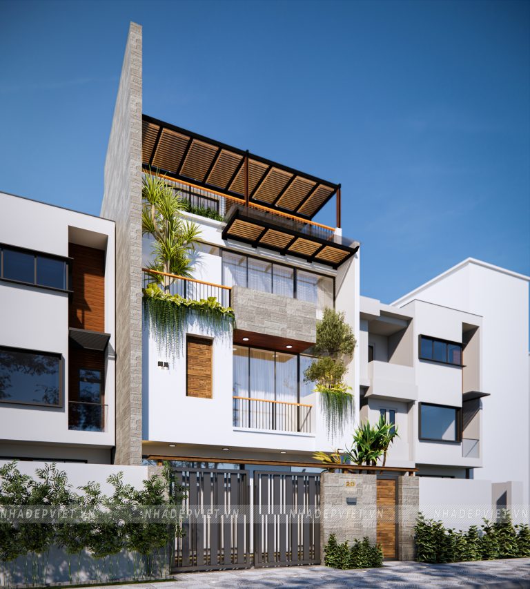 Kiến trúc biệt thự có không gian sống xanh đẳng cấp và phong cách riêng biệt