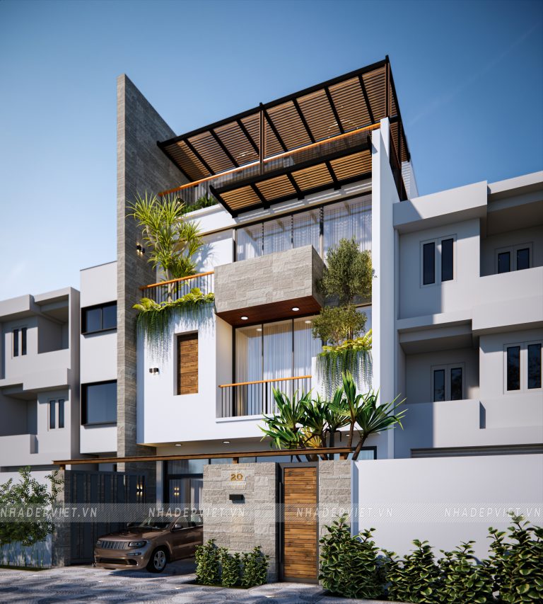 Kiến trúc biệt thự có không gian sống xanh đẳng cấp và phong cách riêng biệt