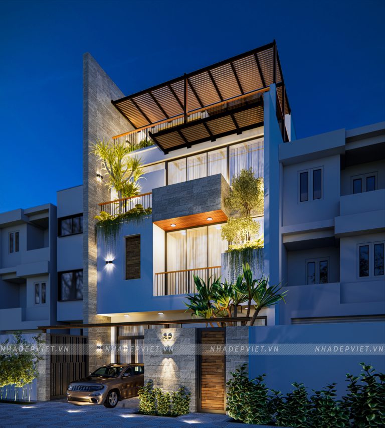 Kiến trúc biệt thự có không gian sống xanh đẳng cấp và phong cách riêng biệt