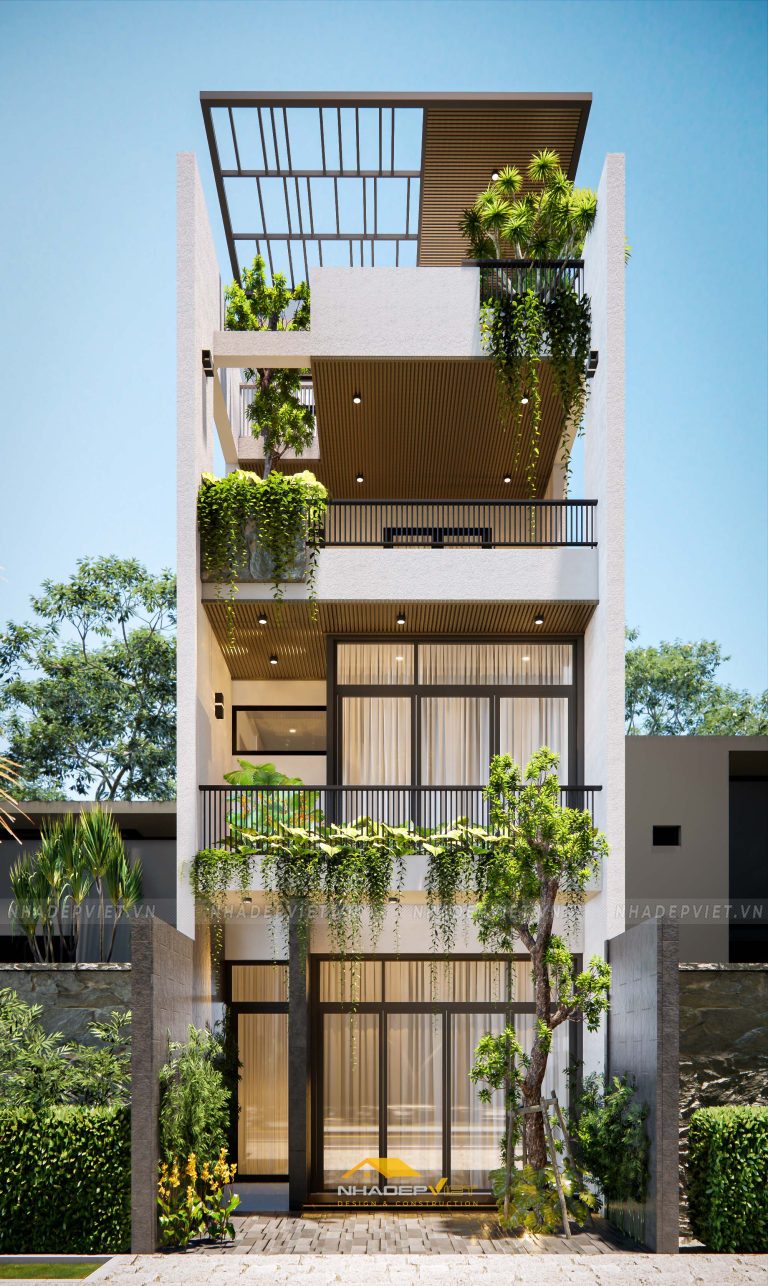 Nhà phố hiện đại, sống xanh tinh tế: Không gian sống lý tưởng cho gia đình Việt