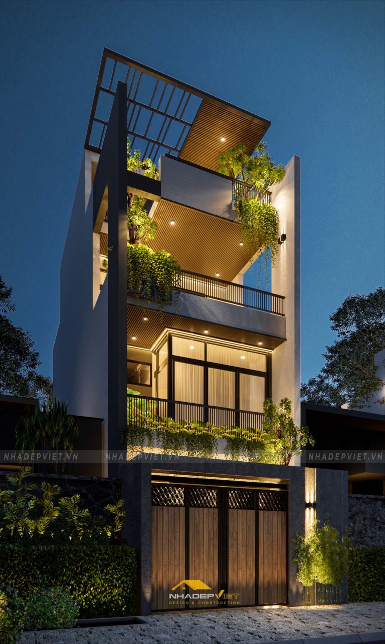 Nhà phố hiện đại, sống xanh tinh tế: Không gian sống lý tưởng cho gia đình Việt