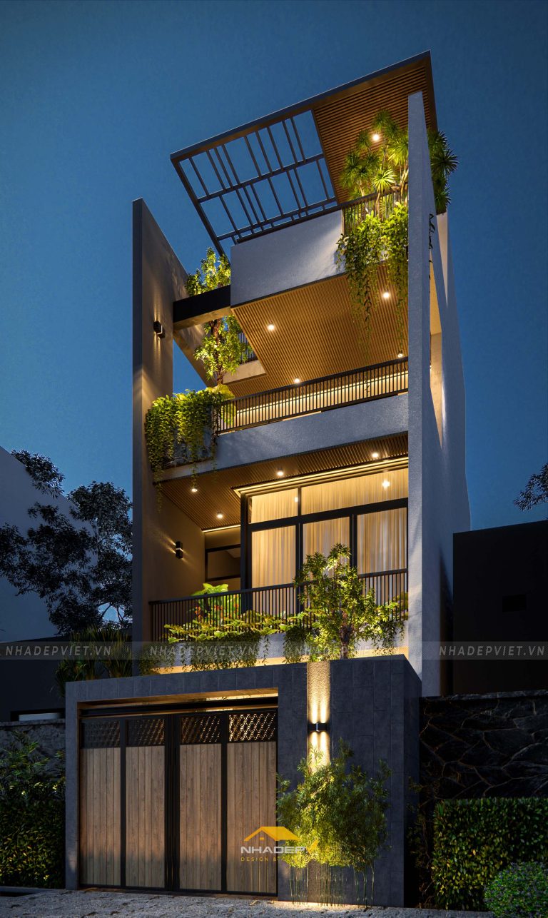 Nhà phố hiện đại, sống xanh tinh tế: Không gian sống lý tưởng cho gia đình Việt