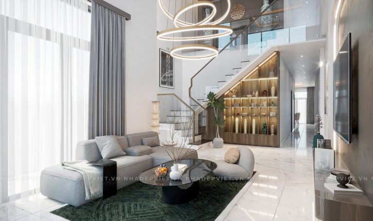 Khám phá sự tinh tế của căn nhà phố hiện đại với nội thất sang trọng và phong cách