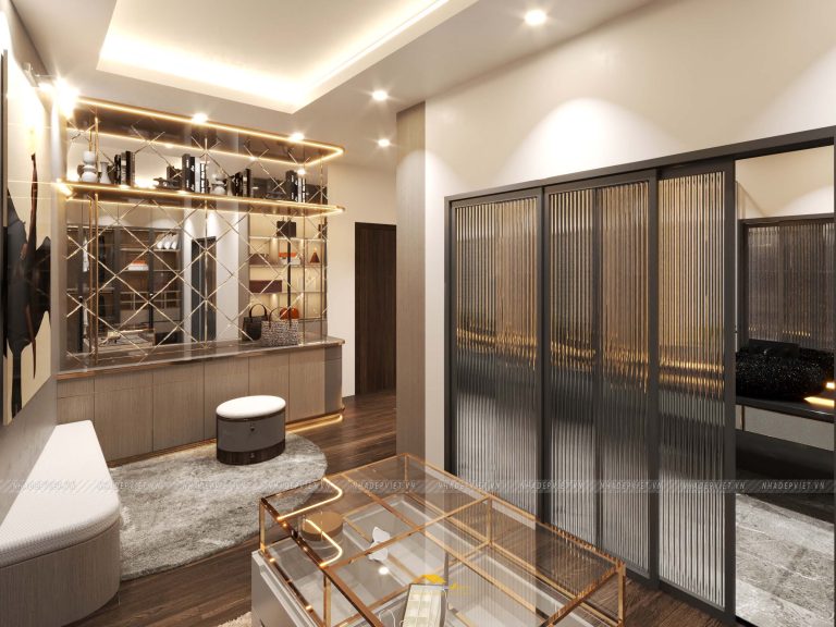 Thiết kế nội thất nhà chị Thu Anh hiện đại, tinh tế đến từng chi tiết