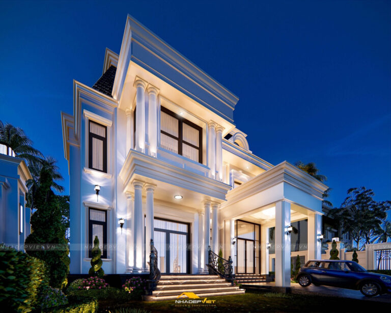Dự án Biệt thự 3 tầng tân cổ điển