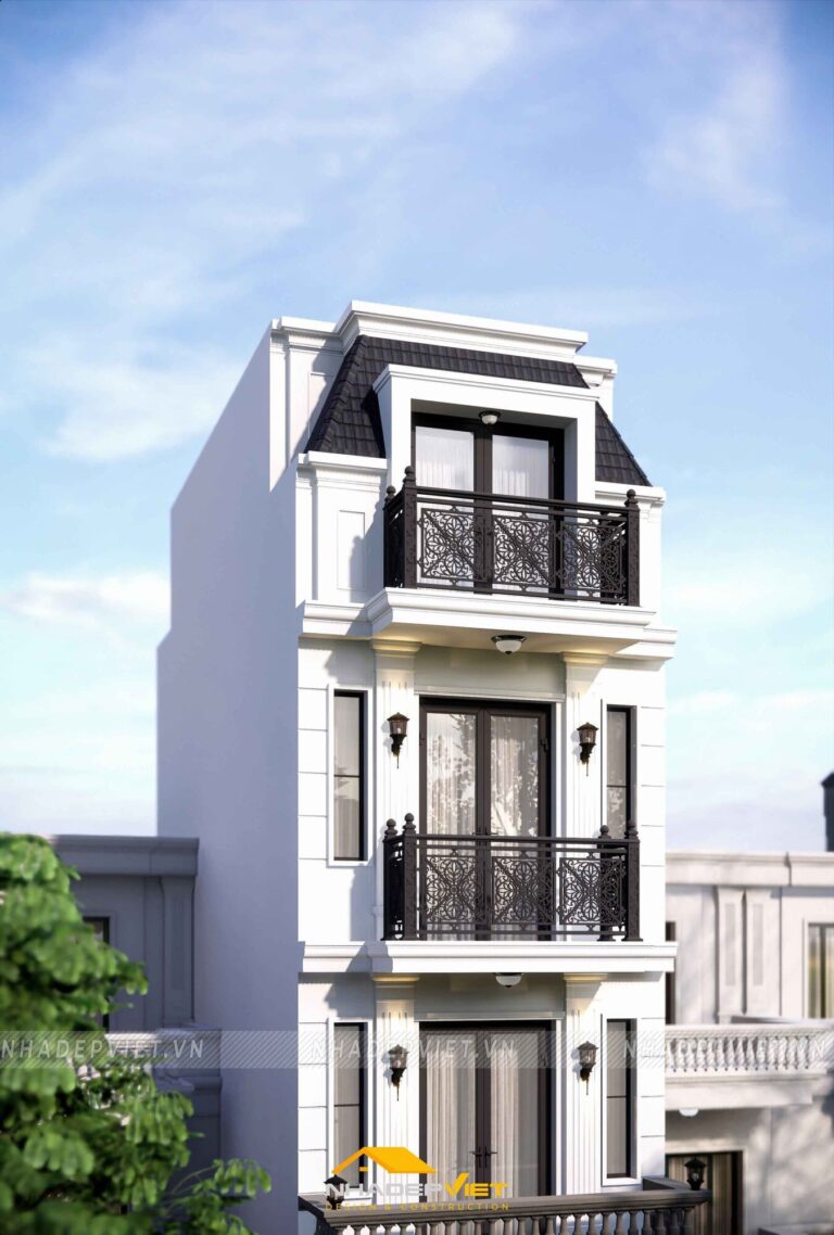Vẻ đẹp vượt thời gian của ngôi nhà phố tân cổ điển sang trọng và đẳng cấp