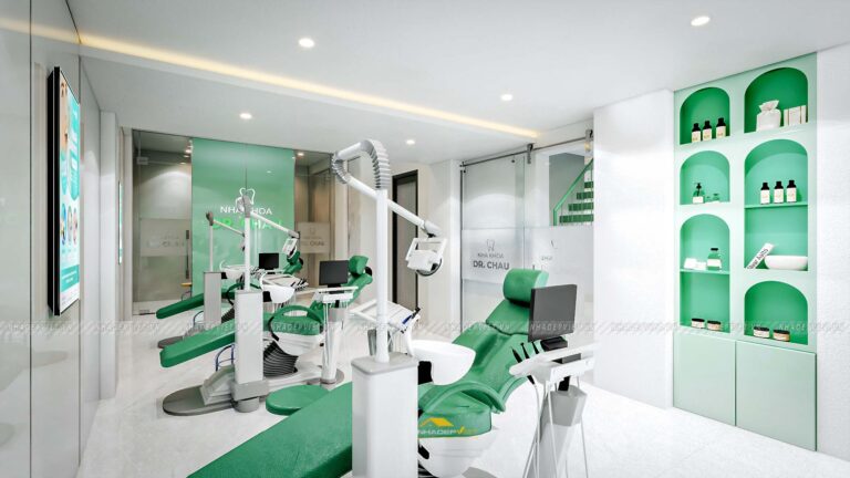 Thiết kế nội thất nha khoa ấn tượng, tối ưu trải nghiệm khách hàng