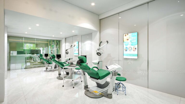 Thiết kế nội thất nha khoa ấn tượng, tối ưu trải nghiệm khách hàng