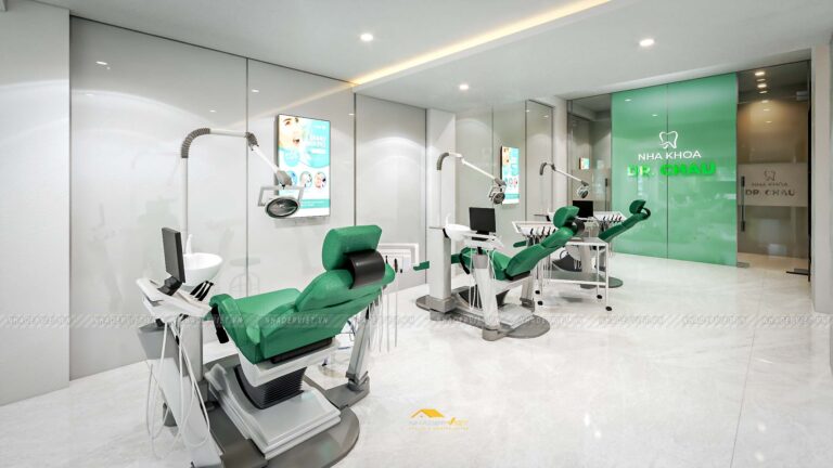 Thiết kế nội thất nha khoa ấn tượng, tối ưu trải nghiệm khách hàng