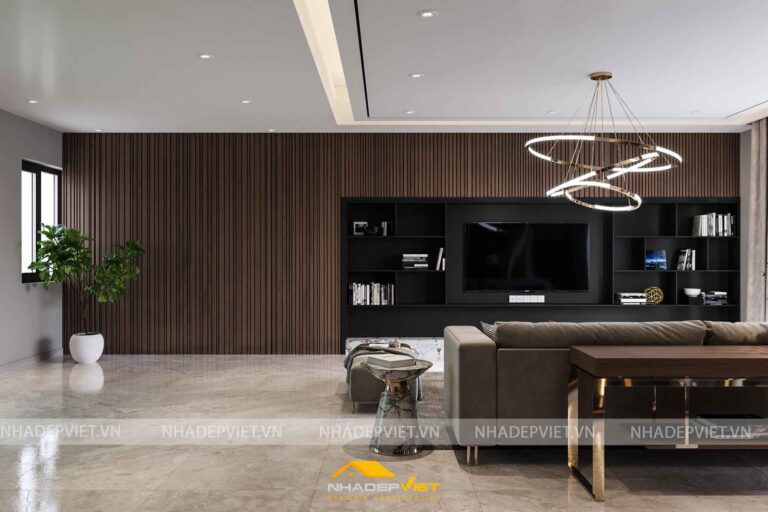 Không gian kiến trúc mở tiện nghi và phong cách thượng lưu