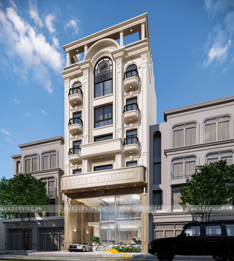 Tòa Văn Phòng Cổ Điển Châu Âu – Hơi Thở Của Gothic Và Tân Cổ Điển Sang Trọng