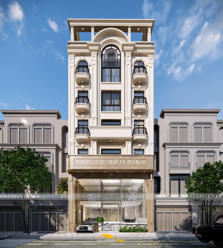 Tòa Văn Phòng Cổ Điển Châu Âu – Hơi Thở Của Gothic Và Tân Cổ Điển Sang Trọng