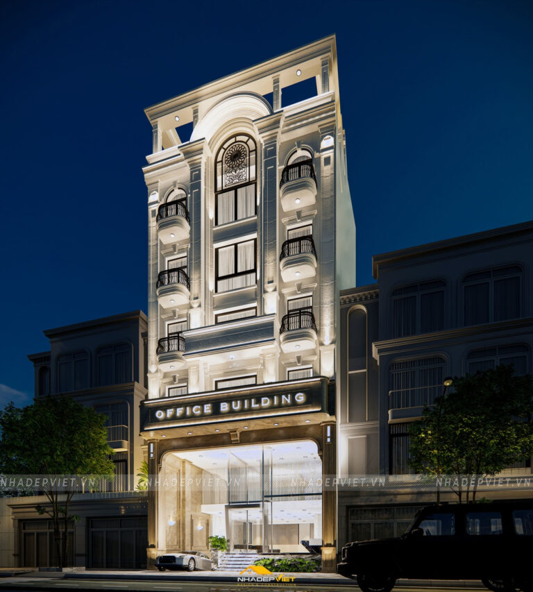 Tòa Văn Phòng Cổ Điển Châu Âu – Hơi Thở Của Gothic Và Tân Cổ Điển Sang Trọng
