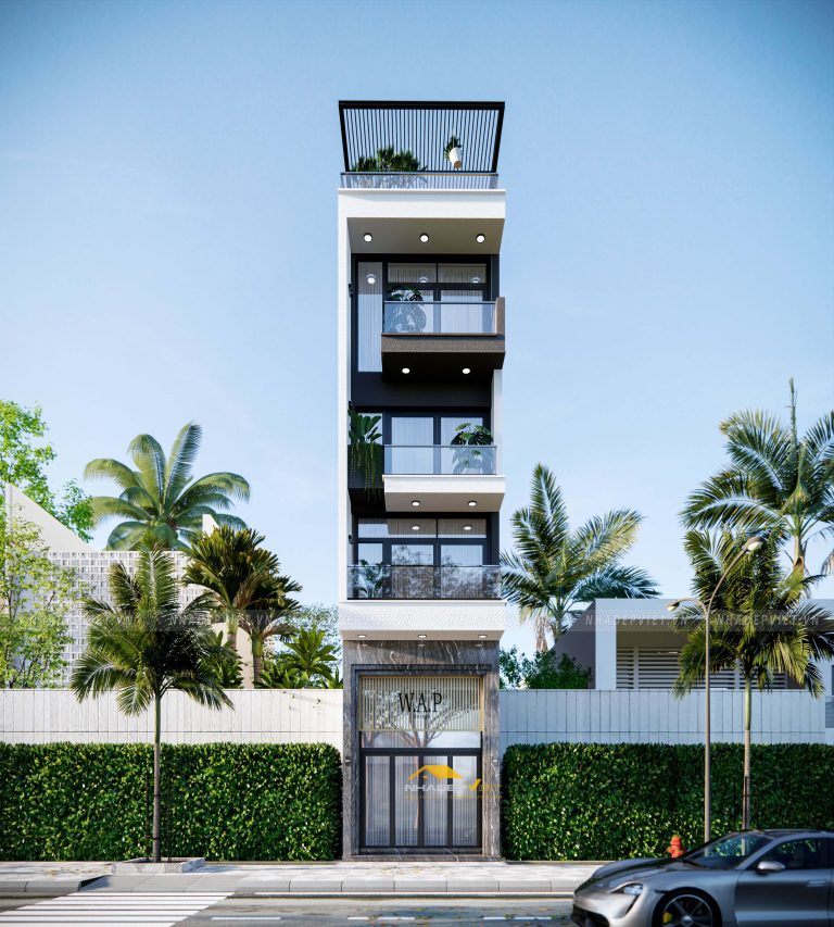 Khai thác tối đa diện tích căn nhà phố 5 tầng dẫn đầu xu hướng