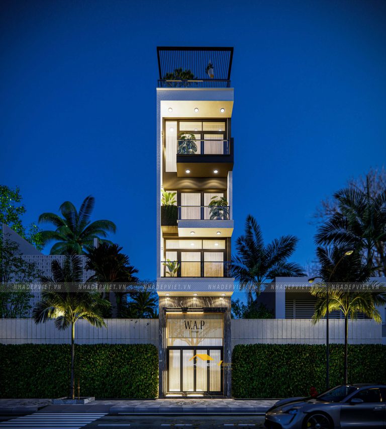 Khai thác tối đa diện tích căn nhà phố 5 tầng dẫn đầu xu hướng