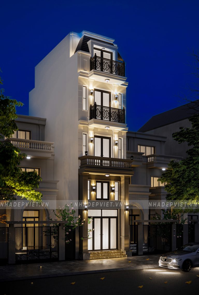 Vẻ đẹp vượt thời gian của ngôi nhà phố tân cổ điển sang trọng và đẳng cấp