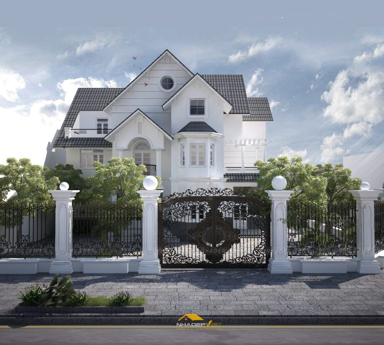 Vẻ đẹp tinh tế của biệt thự 3 tầng kiêu sa, bề thế