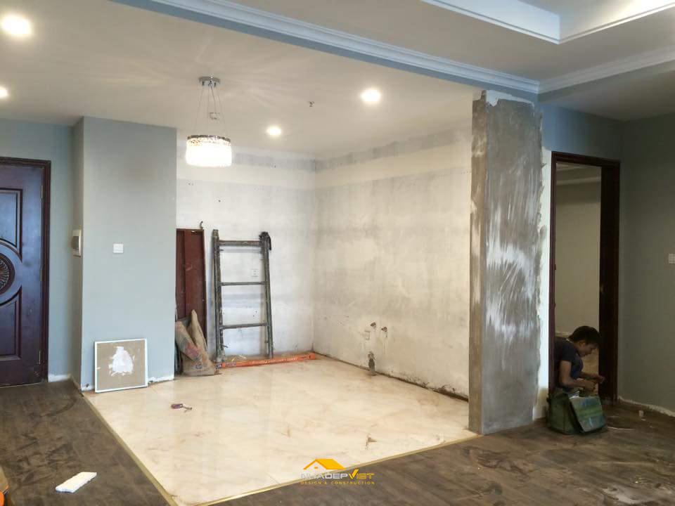 Thi c&ocirc;ng nội thất căn hộ chung cư