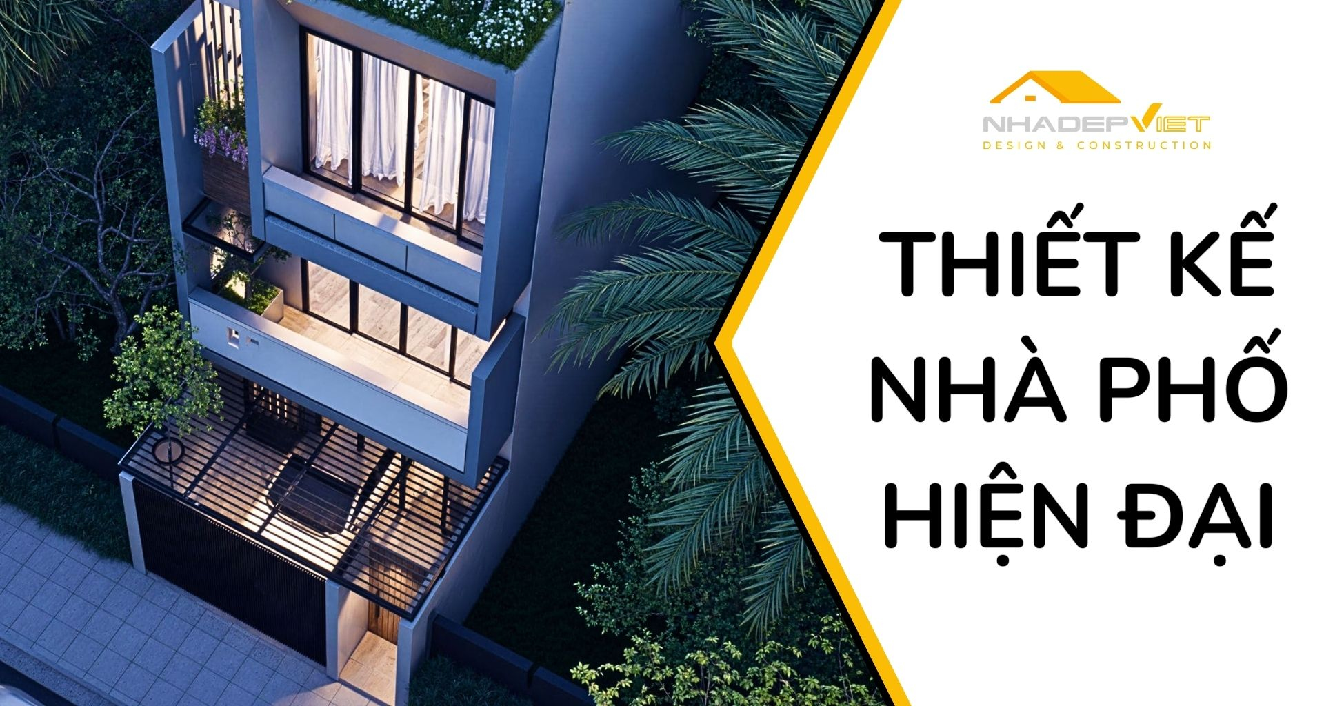 Thiết kế nh&agrave; phố