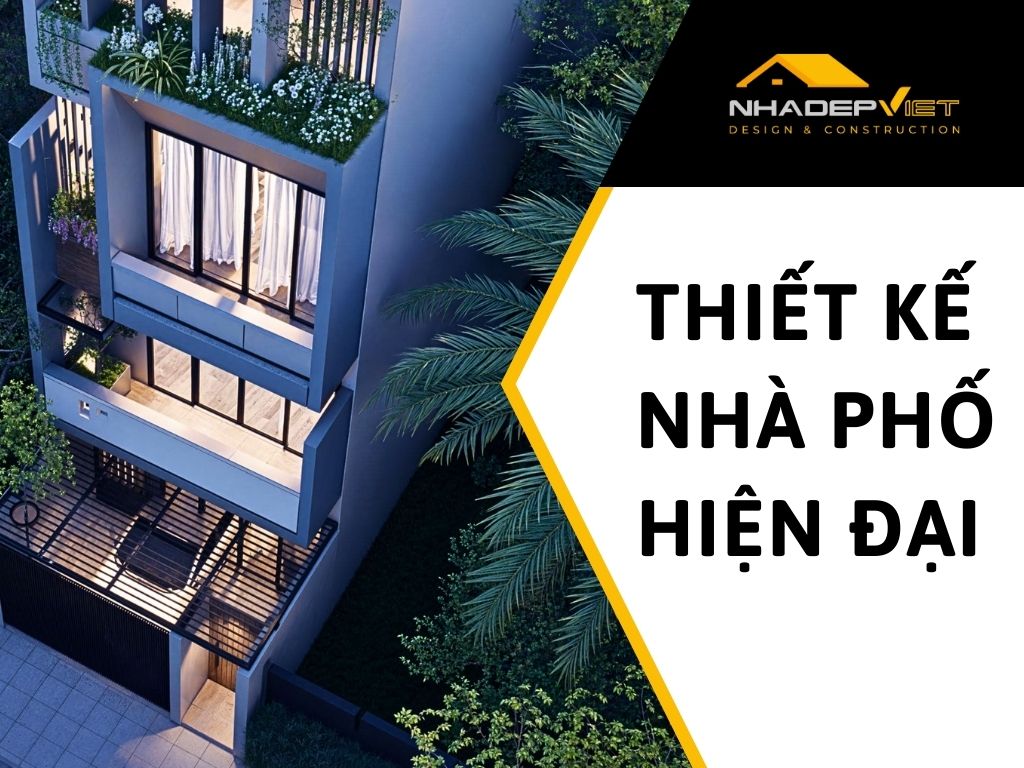 Thiết kế nhà phố hiện đại, đẹp, nổi bật năm 2026 Hinh ngang NDV