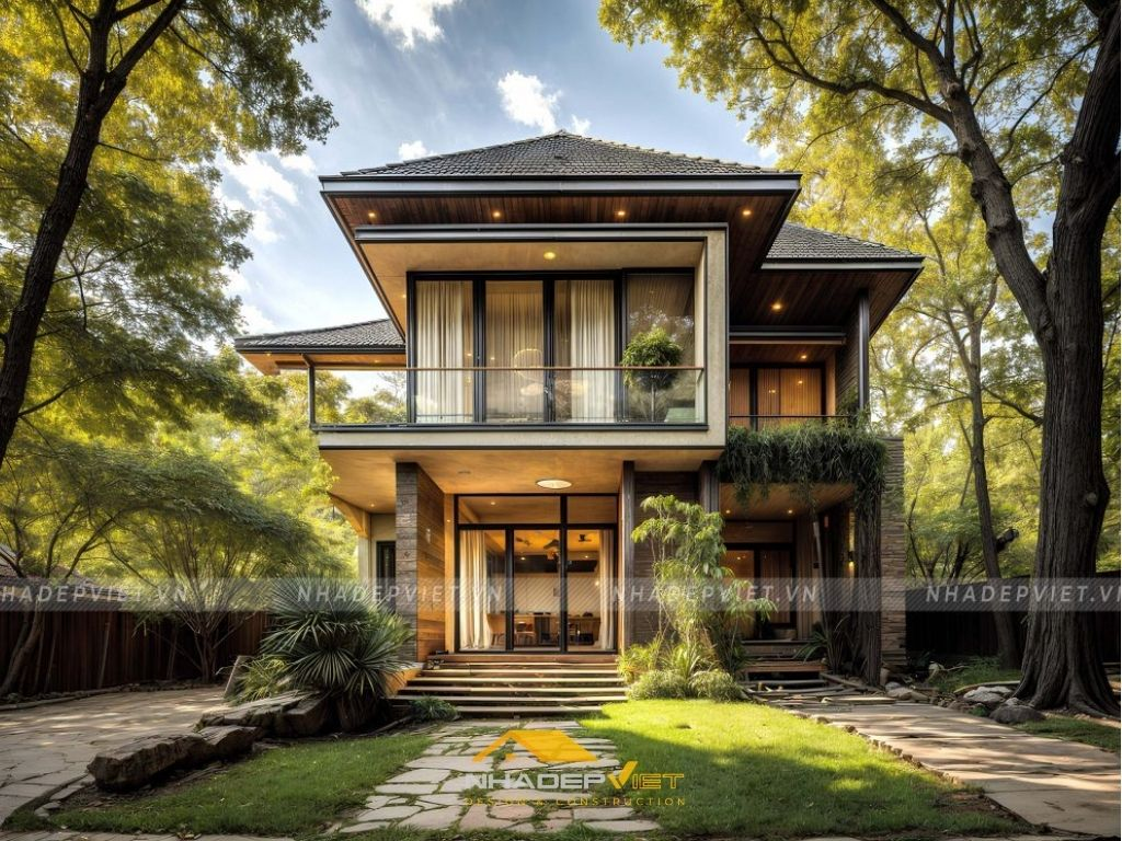 C&aacute;c mẫu thiết kế biệt thự 2 tầng hiện đại v&agrave; sang trọng