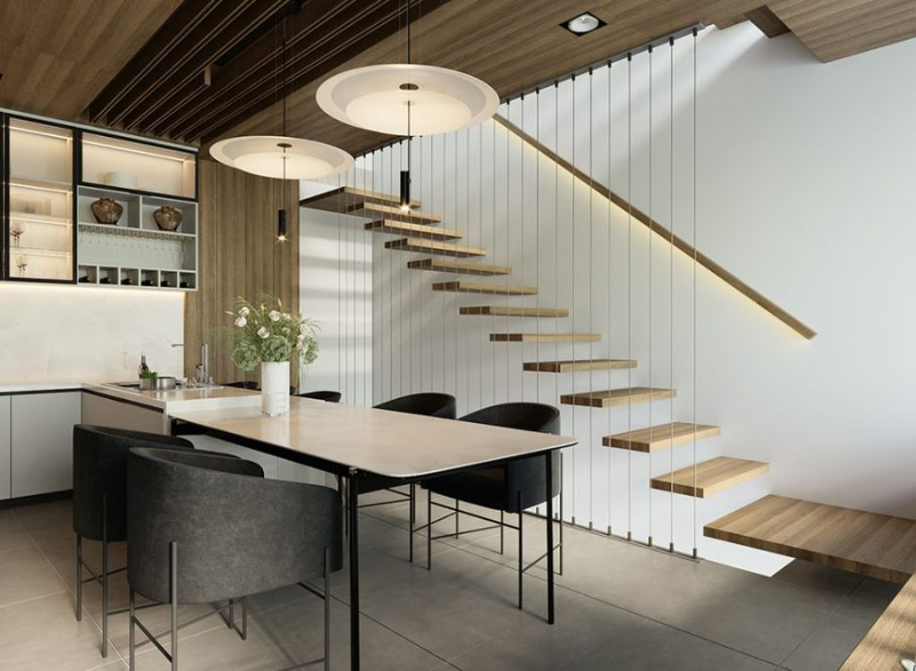 Thiết  kế nội thất nh&agrave; phố nh&agrave; đẹp việt