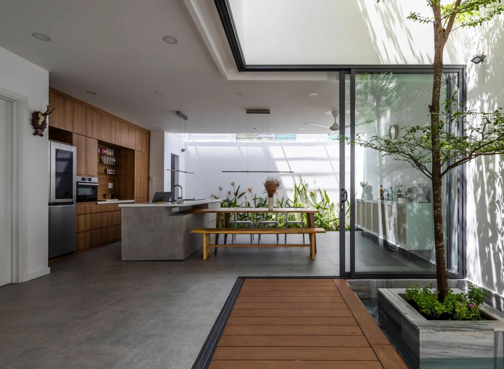 Thiết  kế nội thất nh&agrave; phố nh&agrave; đẹp việt